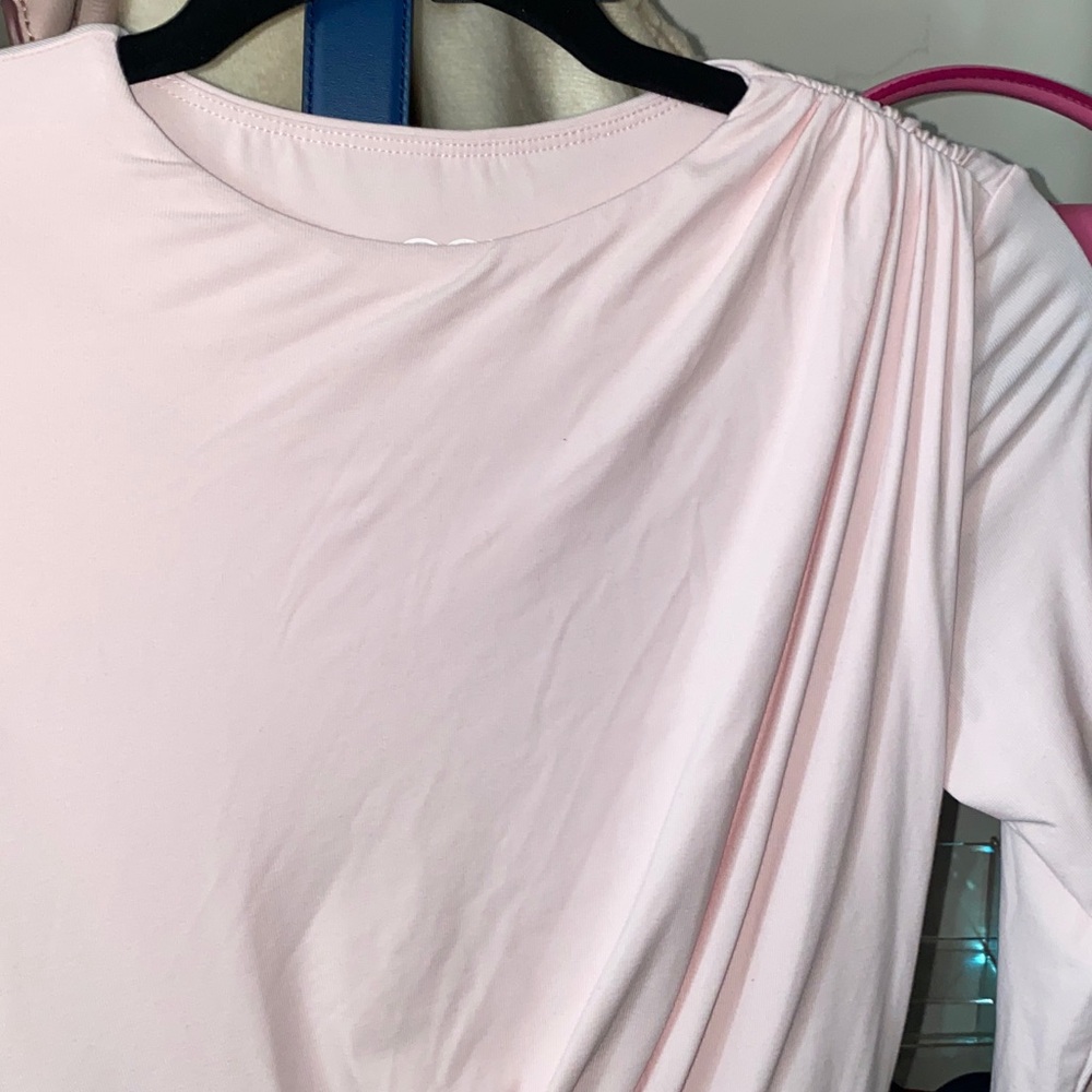 OGL Ruched Pink Dress - Picture 3 of 5